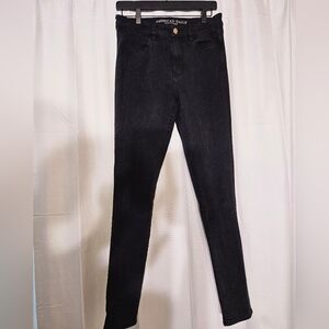 Black high-rise Jeggings